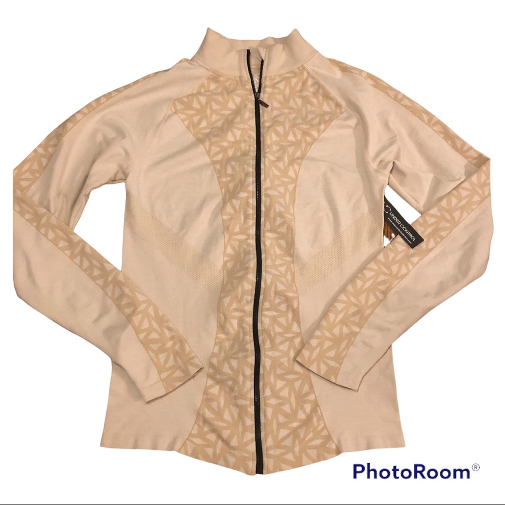 New UNDER CONTROL Lightweight Athletic Jacket Size 2X - Shape-Wear Jacket